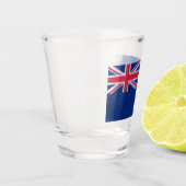 Neuseeländische Flagge (NZ) Schnapsglas (Links)