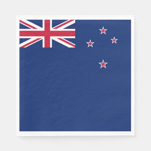 Neuseeländische Flagge (NZ) Serviette (Vorderseite)