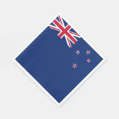 Neuseeländische Flagge (NZ) Serviette (Ecke)