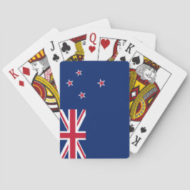 Neuseeländische Flagge (NZ) Spielkarten