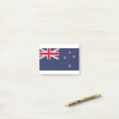 Neuseeländische Flagge Post-it Klebezettel (Auf Schreibtisch)