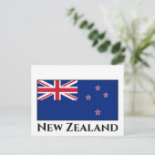 Neuseeländische Flagge Postkarte (Stehend Vorderseite)