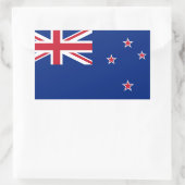Neuseeländische Flagge Rechteckiger Aufkleber (Tasche)