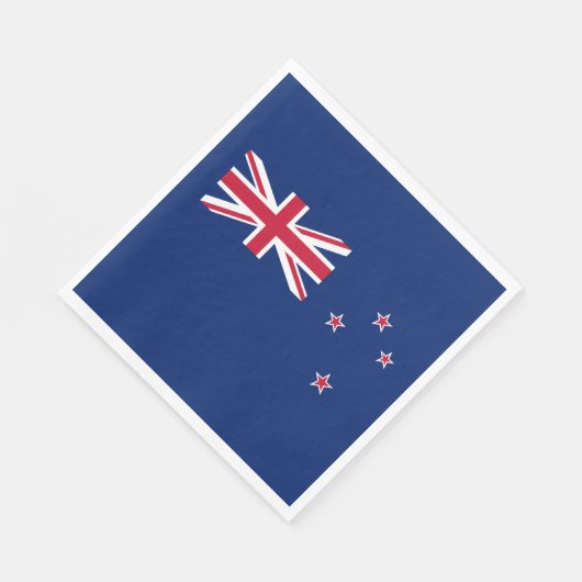 Neuseeländische Flagge Serviette (Ecke)