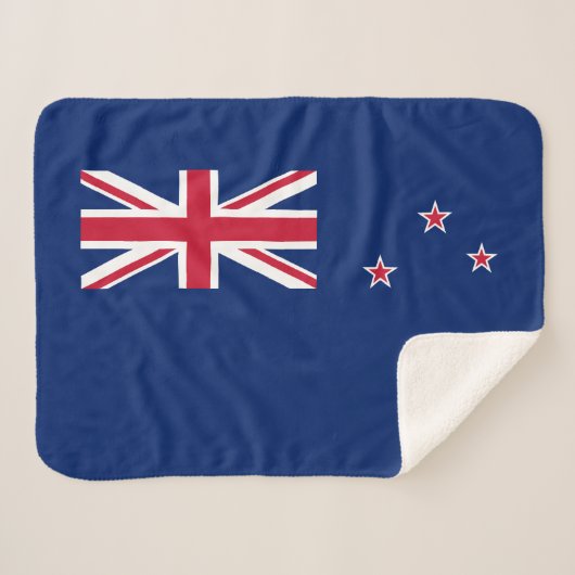 Neuseeländische Flagge Sherpadecke (Vorderseite (Horizontal))