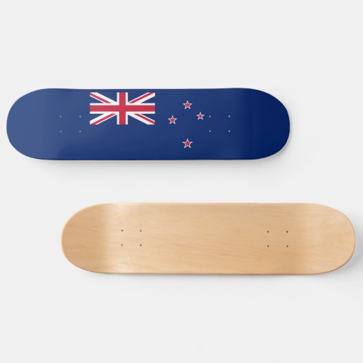 Neuseeländische Flagge Skateboard (Horizontal)