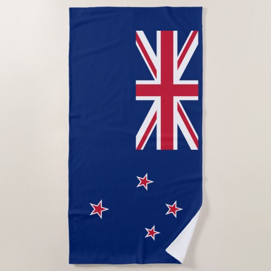 Neuseeländische Flagge Strandtuch (Vorderseite)
