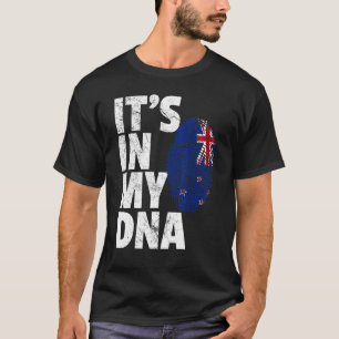 Neuseeländische Flaggenstaatenfamilie Zuhause T-Shirt