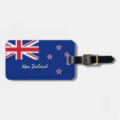 Neuseeländische Gepäckmarken, patriotische Kiwi-Fl Gepäckanhänger (Vorderseite horizontal)