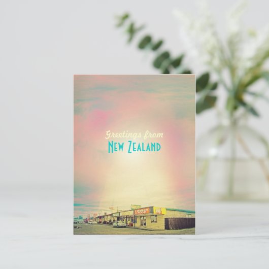 Neuseeländische Karte (Stehend Vorderseite)