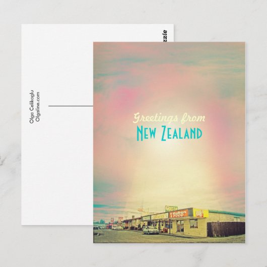 Neuseeländische Karte (Vorne/Hinten)