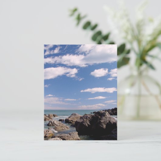 Neuseeländische Küste Postkarte (Stehend Vorderseite)