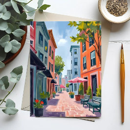 Neuseeländische Malerei Postkarte