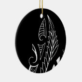Neuseeländische Nationalsymbolart Keramik Ornament (Rechts)