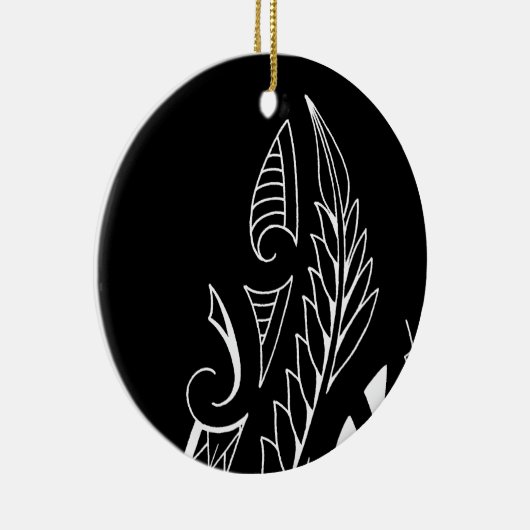 Neuseeländische Nationalsymbolart Keramik Ornament (Rechts)