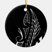 Neuseeländische Nationalsymbolart Keramik Ornament (Vorne)