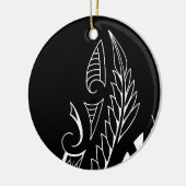 Neuseeländische Nationalsymbolart Keramik Ornament (Links)