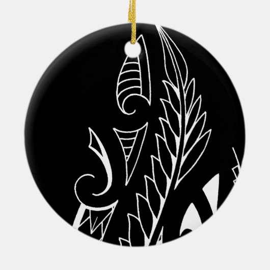 Neuseeländische Nationalsymbolart Keramik Ornament (Hinten)