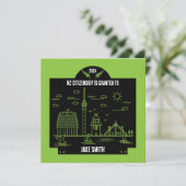 Neuseeländische Staatsbürgerschaft - Geschenk Karte (Stehend Vorderseite)