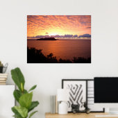 Neuseeländische Sunrise Poster (Heimbüro)