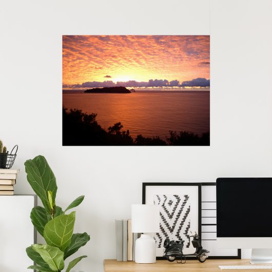 Neuseeländische Sunrise Poster (Heimbüro)