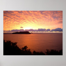 Neuseeländische Sunrise Poster