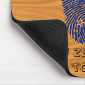 Neuseeländische Touchfingerabdruckflagge Mousepad (Ecke)
