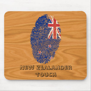 Neuseeländische Touchfingerabdruckflagge Mousepad