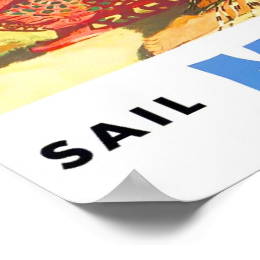 Neuseeländische Vintage Poster (Ecke)