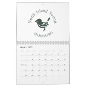 Neuseeländische Vögel Kalender (Mär 2027)
