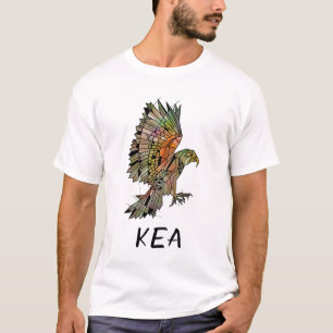 Neuseeländische Vogelgeometrie T-Shirt