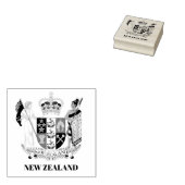 Neuseeländische Wappen-Briefmarke Gummistempel (Stempel)