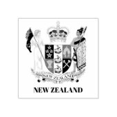 Neuseeländische Wappen-Briefmarke Gummistempel (Prägung)