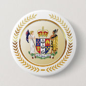 Neuseeländische Wappen Button (Vorderseite)