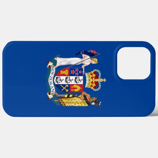 Neuseeländische Wappen Case-Mate iPhone Hülle (Rückseite (Horizontal))