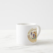 Neuseeländische Wappen Espressotasse (Vorderseite Rechts)