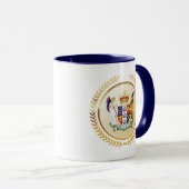 Neuseeländische Wappen Tasse (VorderseiteRechts)