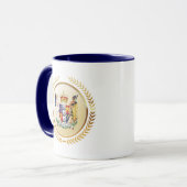 Neuseeländische Wappen Tasse (Vorderseite Links)