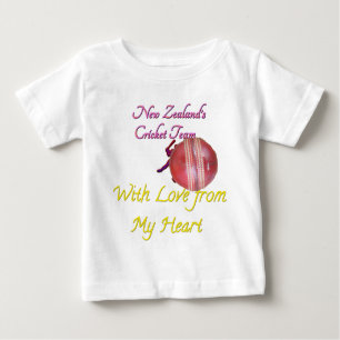 Neuseeländischer Cricket-Spieler Baby T-shirt