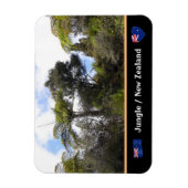 Neuseeländischer Dschungel, Fernenbäume/Wald Magnet (Vertikal)