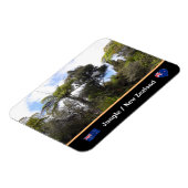 Neuseeländischer Dschungel, Fernenbäume/Wald Magnet (Linke Seite)