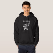Neuseeländischer Farn Hoodie (Vorne ganz)
