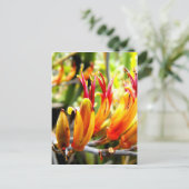 Neuseeländischer Flachs Postkarte (Stehend Vorderseite)