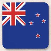 Neuseeländischer Flaggen-Untersetzer Untersetzer (Vorderseite)