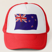 Neuseeländischer Flaggenhut Truckerkappe (Vorderseite)