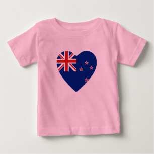 Neuseeländischer Flaggenmitte-T - Shirt