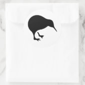 Neuseeländischer Fußball Runder Aufkleber (Tasche)