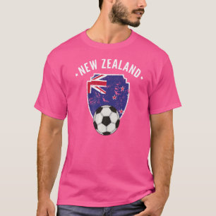 Neuseeländischer Fußballfahne New Zealander Pri T-Shirt