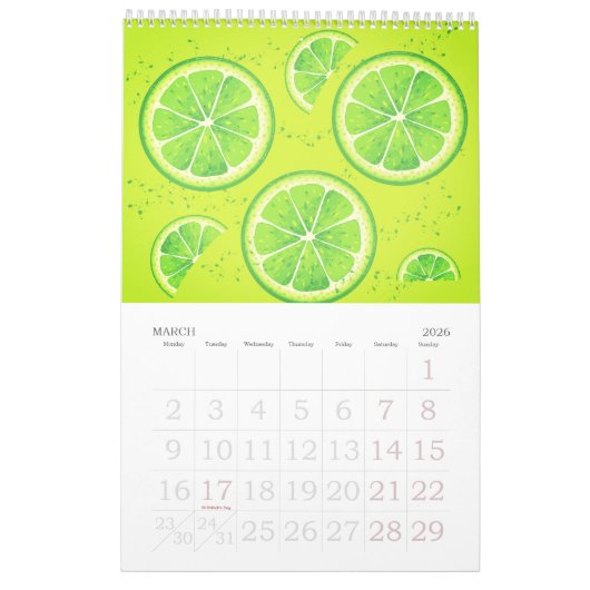 Neuseeländischer Kalender 2026 mit Veranstaltungen (Mär 2026)