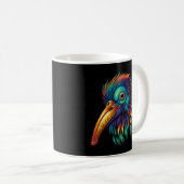 Neuseeländischer Kiwi Bird Pop Anima Kaffeetasse (VorderseiteRechts)